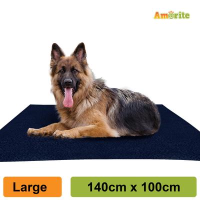 Amorite Waterproof Dog Bed Sheet For Bed Protector (Large 100Cm X 140Cm) Dark Blue 1's - Pet accessories