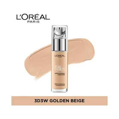 L'Oreal Paris True Match Super-Blendable Foundation Warm/Undertone 30ml - Foundation