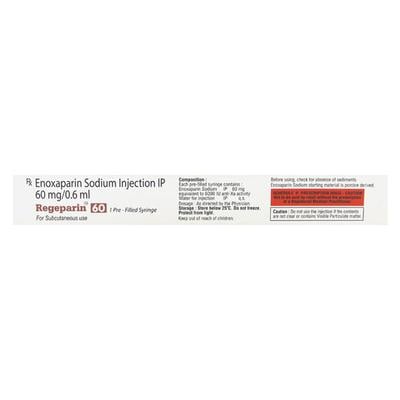 REGEPARIN 60 Injection 0.6ml - Blood Clot-Ant