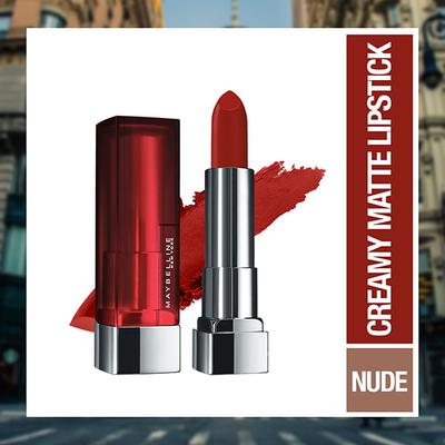 Maybelline New York Color Sensational The Creamy Mattes 677 Noho Amber 3.9gm - Lipsticks