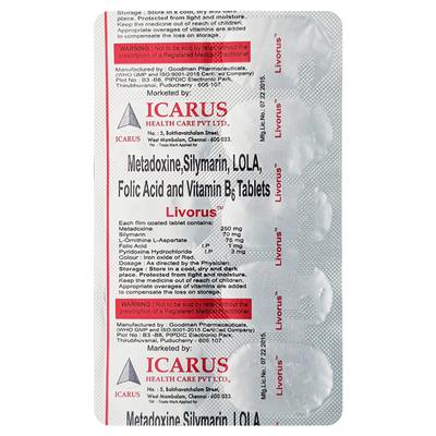 Livorus Tablet 10'S - Liver Disease