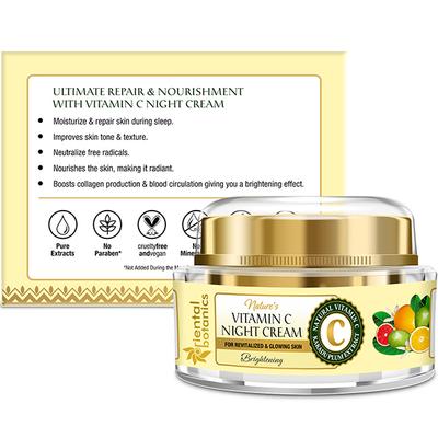 Oriental Botanics Nature's Vitamin C Brightening Face Night Cream 50 gm - Night Cream