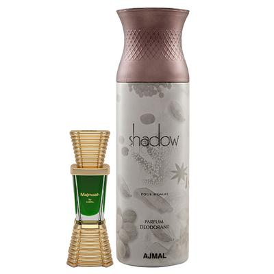 Ajmal Majmua Concentrated Perfume Oil Oriental And Shadow Homme Deodorant Citrus Woody Fragrance 210 ml - Perfumes (Edt/Edp)