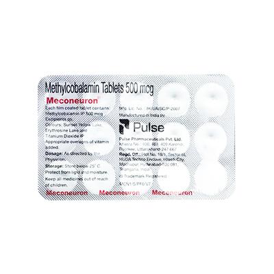 MECONEURON 500MCG TABLET 15'S - Supplements-Vam