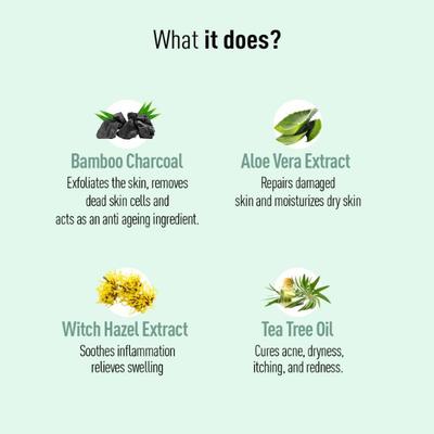 Sirona Nose Strip - Bamboo Charcoal (Pack of 4) - Face Wash & Cleansers