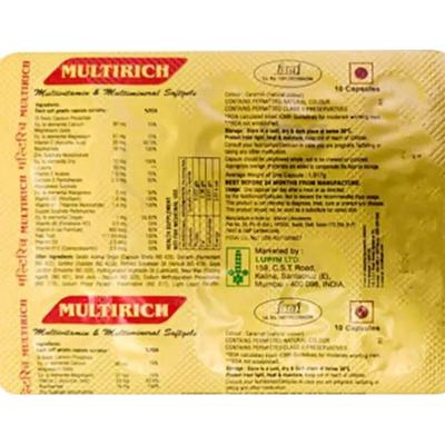 Multirich Capsule 10'S - Iron Supplement/Anaemia-Vit