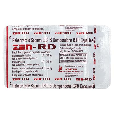 ZEN RD Capsule 10's - Ulcer/Reflux/Flatulence-Aaa