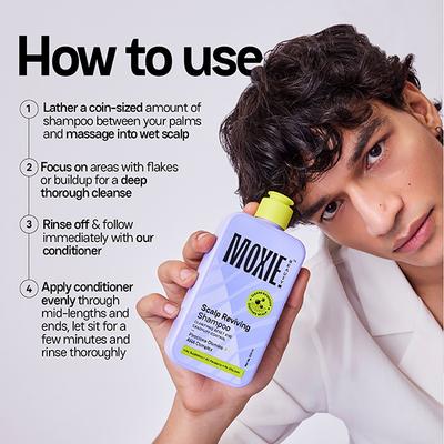 Moxie Beauty Anti-Dandruff Wash Duo - AHA/BHA Powered Anti-Dandruff Shampoo & Conditioner 375 ml - Hair Sets & Kits