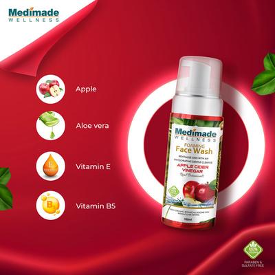 Medimade Apple Cider Vinegar Face Wash (Pack of 2) 1's - Face Wash & Cleansers