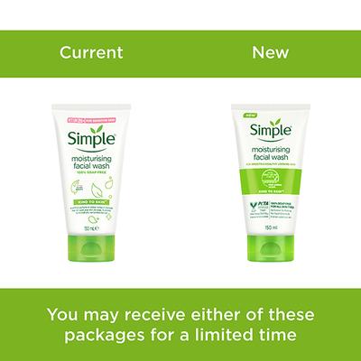 Simple Kind To Skin Moisturising Facial Wash 150 ml - Face Wash & Cleansers