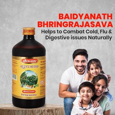 Baidyanath Bhringrajasava Syrup 450 ml - Speciality Medicines