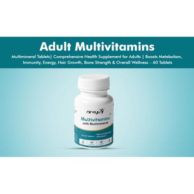 Nirviyu Multivitamin Tablet - Adult 60's - Multi-Vitamins