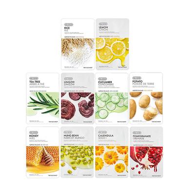 The Face Shop Unisex Soothing And Relaxing Face Masksheet (Pack Of 10) - Masks & Peels