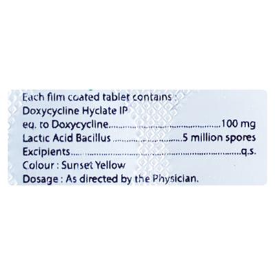DOXYCET 100mg Tablet 10's - Bacterial Infections-Tet