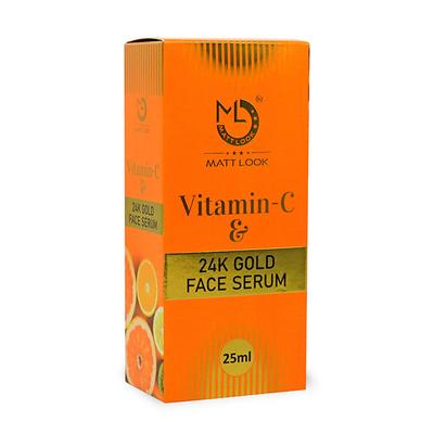 Matt Look SE-03 Vitamin - C & 24K Gold Face Serum 25ml - Face Gels