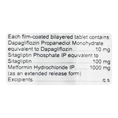 DAPANORM TRIO FORTE Tablet 10's - Diabetes-Ant