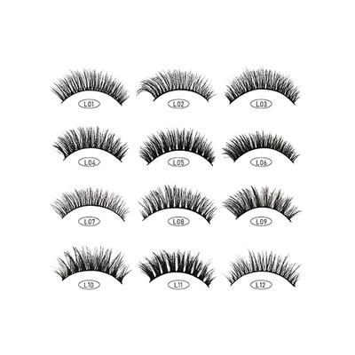 Bronson Professional Eyelash Set 3D False Long And Natural Eye Makeup - L08 10's - Eyelashes