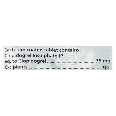 CLOPICAN 75mg Tablet 10's - Blood Clot-Ant