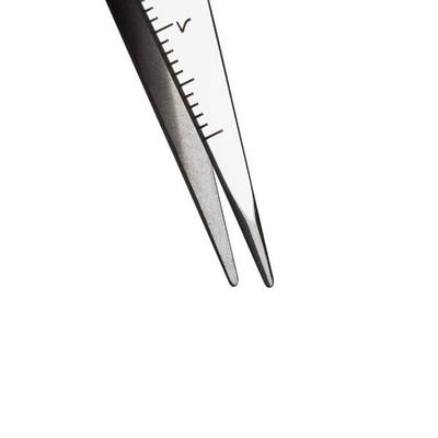 Basicare 5002 SIGNATURE BROW GAUGER POINTED TWEEZERS WITH POUCH 1's - Tweezers
