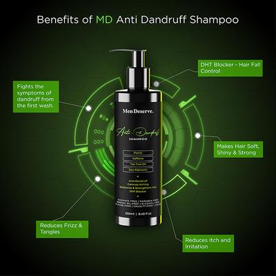 Men Deserve Anti-dandruff Conditioning Shampoo 250 ml - Shampoos