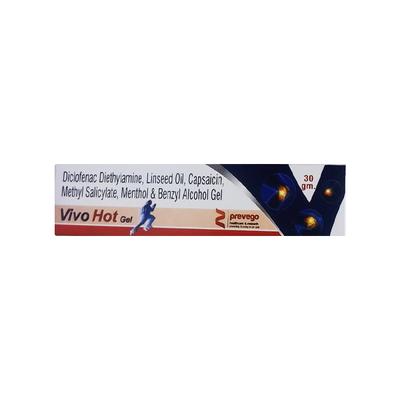 VIVO HOT Gel 30gm - Pain relief-Nsa