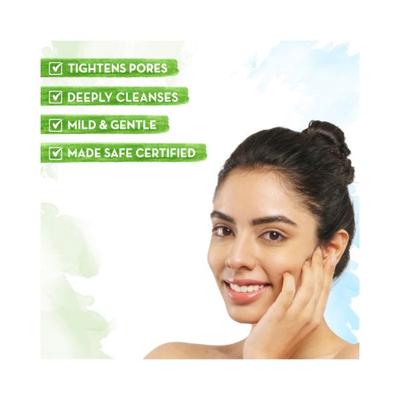 Mamaearth Green Tea Face Wash With Green Tea & Collagen For Open Pores 100 ml - Face Wash & Cleansers