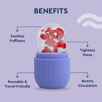 Gubb Ice Roller Face, Eye and Neck - Purple 50 gm - Massagers