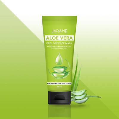 Jaquline USA Aloe Vera peel off mask 100 gm - Masks & Peels