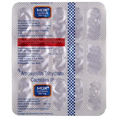 MOX 250mg Capsule 15'S - Bacterial Infections-Pen