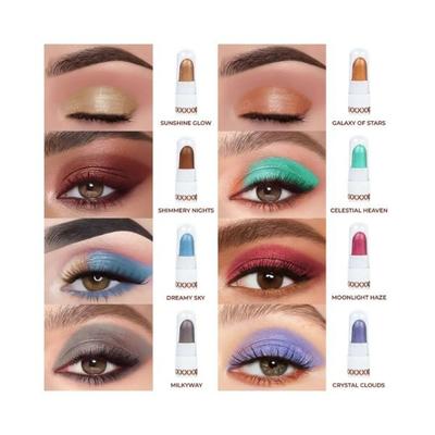 Just Herbs 8 In 1 Eye Shadow Lidsticks With Kumkumadi + Rice Starch , Infinity & Beyond 12gm - Eye Shadow Palettes