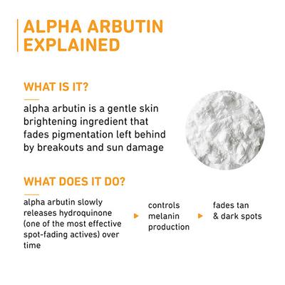 Plum Thinkderma 2% Alpha Arbutin & Hyaluronic Acid Face Serum With Yuzu Lemon & Licorice 30 ml - Face Serum