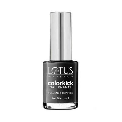Lotus Make-up Colorkick Nail Enamel Black Angel 83 10 ml - Nail Polish