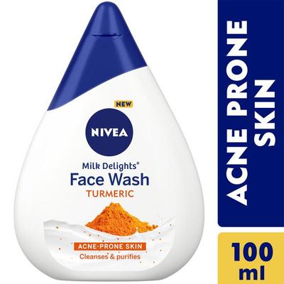 NIVEAMILK DELIGHT FACEWASH TURMERIC 100 ml - Face Wash & Cleansers
