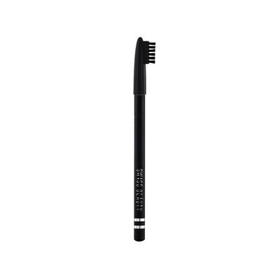 Swiss Beauty Waterproof Eyebrow Pencil With Brush, Shade - Black 1.5 gm - Eyebrow Pencils & Enhancers