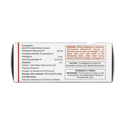 Olmin AH 20mg Tablet 10'S - Hypertension-Ang