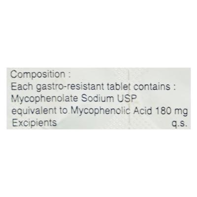 MOFILET S 180 Tablet 10's - Auto Immune Disease-Imm