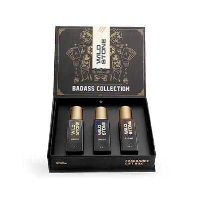 Wild Stone Perfume Gift Set Of Whisky, Cigar and Ammo Perfume for Men, 20ml each 3's - Men Perfumes (Edt/Edp)