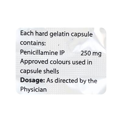 Cilamin 250mg Capsule 10'S - Rheumatoid Arthritis-Dis