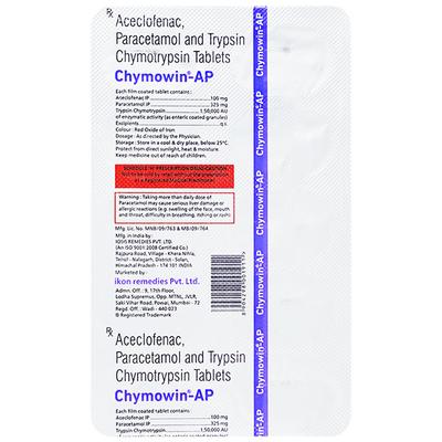 CHYMOWIN AP Tablet 10's - Pain relief-Ant