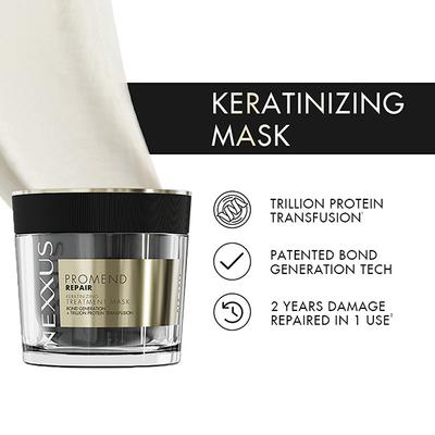 Nexxus Promend Repair Keratinizing Treatment Mask for Damaged Hair 200 ml - Hair Masks & Packs