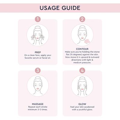 GUBB Rose Quartz Gua Sha 170 gm - Massagers