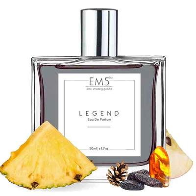 EM5 Legend Unisex Perfume - Eau De Parfum Spray for Men & Women, Aromatic Warm Spicy 50 ml - Men Perfumes (Edt/Edp)