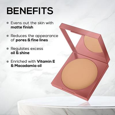 Renee Pro Power Puff Compact Powder- 060 Strength 9 gm - Compact Powder