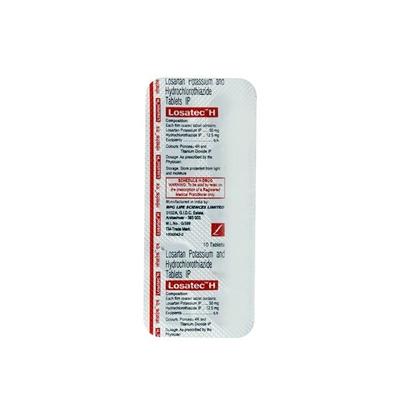 Losatec H Tablet 10'S - Hypertension-Ang