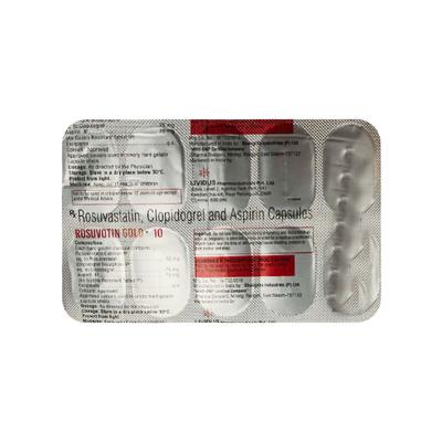ROSUVOTIN GOLD 10mg Capsule 10's - Blood Clot-Ant