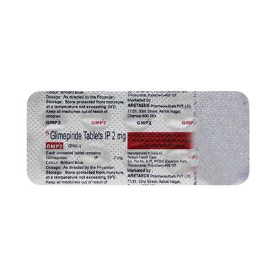 GMP 2mg Tablet 10'S - Diabetes-Ant