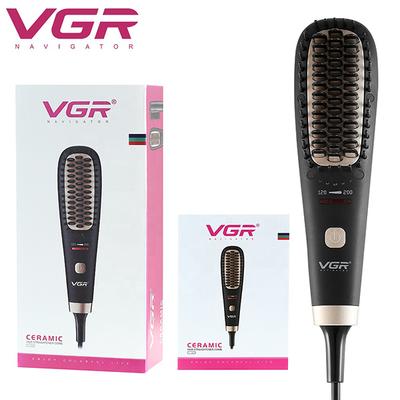 VGR V-568 Ionic Hair Straightener Brush with 5 Temperature Settings 1's - Straighteners