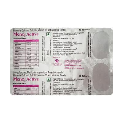 MENO ACTIVE Tablet 10's - Supplements-Vam