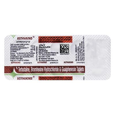 Asthakind Tablet 10'S - Asthma/COPD-Ast