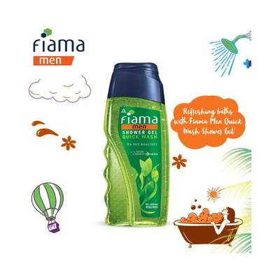 Fiama Men Shower Gel Quick Wash Body Wash with Skin Conditioners for Moisturised Skin bottle 250 ml - Shower Gels & Body Wash